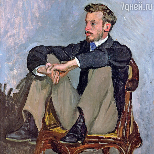 Фото репродукции портрета Пьера Огюста Ренуара работы Фредерика Базиля, 1867 г. музей Орсе, Париж Фото репродукции портрета Пьера Огюста Ренуара работы Фредерика Базиля, 1867 г. музей Орсе, Париж