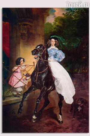 К. Брюллов. «Всадница». 1832 г. К. Брюллов. «Всадница». 1832 г.