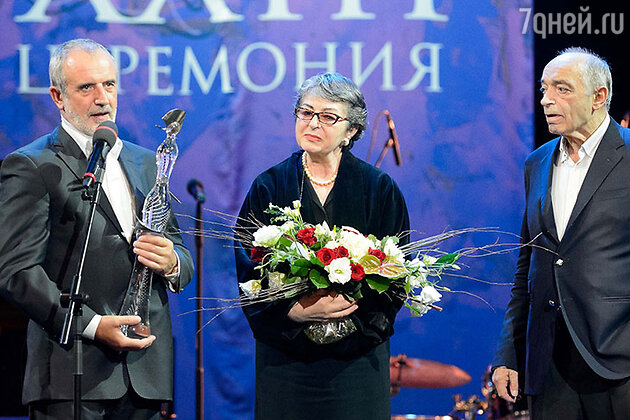 Римас Туминас, Каталин Любимова, Валентин Гафт Римас Туминас, Каталин Любимова, Валентин Гафт