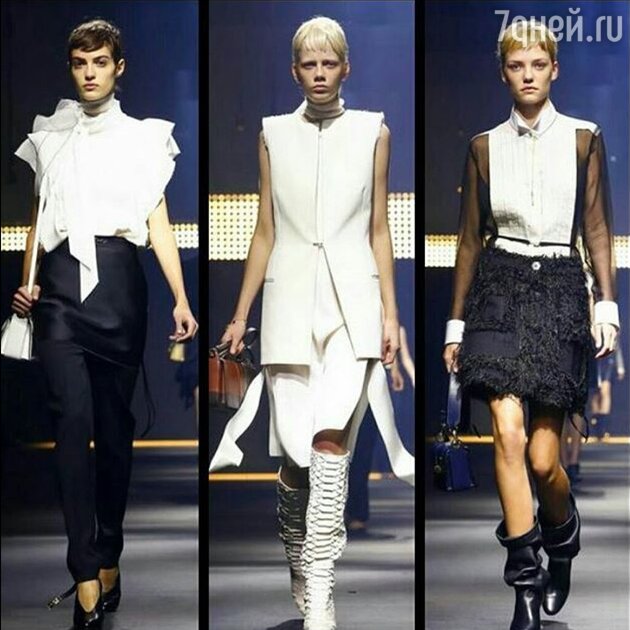 На показе Lanvin На показе Lanvin