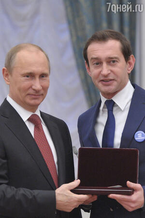 Владимир Путин и Константин Хабенский Владимир Путин и Константин Хабенский