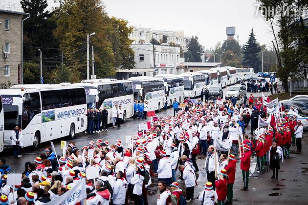Гости прибыли в Калугу Гости прибыли в Калугу