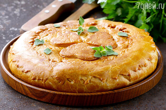 Мясной пирог с картофелем Мясной пирог с картофелем
