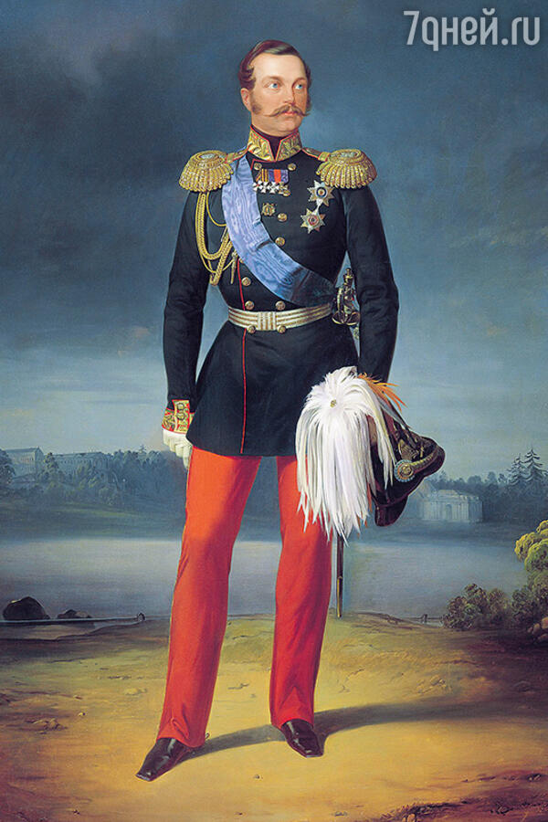 Егор Ботман. Портрет Александра II. 1856 год.