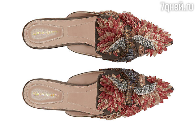 Мюли от Alberta Ferretti Мюли от Alberta Ferretti
