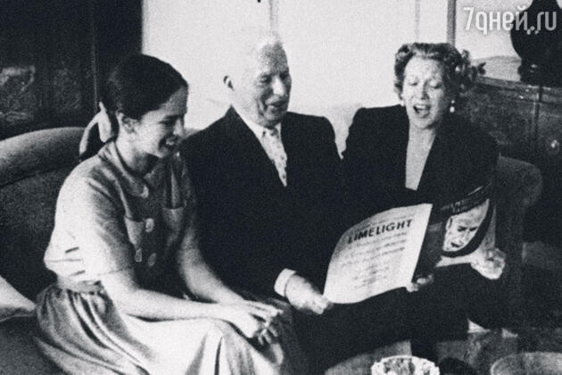 Любовь Орлова в гостях у Уны и Чарли Чаплин. 1960 г. Любовь Орлова в гостях у Уны и Чарли Чаплин. 1960 г.
