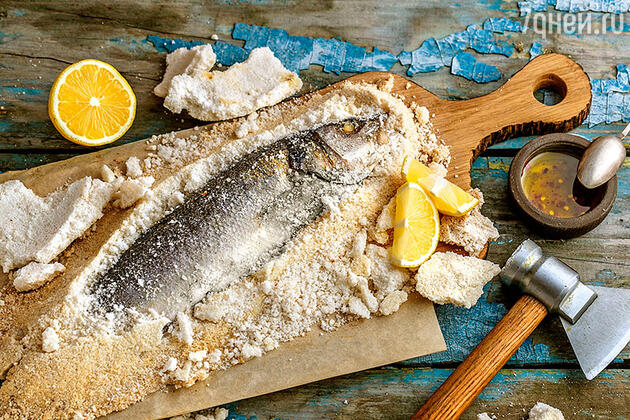 Рыба, запеченная в соли Рыба, запеченная в соли