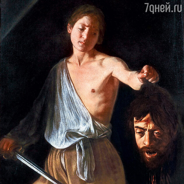 «Давид с головой Голиафа», 1609—1610 годы. Галерея Боргезе, Рим «Давид с головой Голиафа», 1609—1610 годы. Галерея Боргезе, Рим