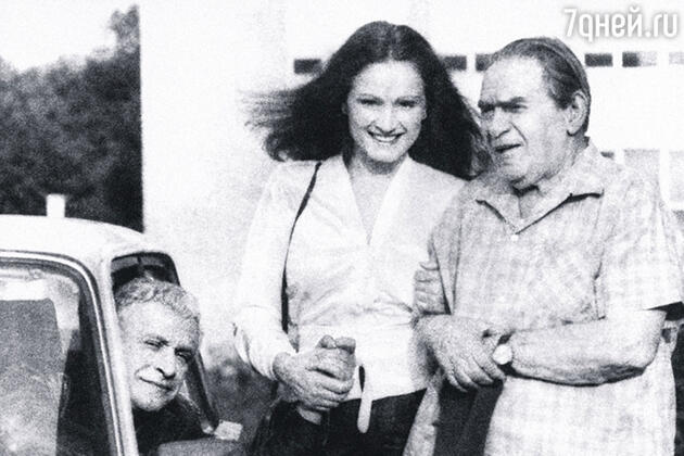 Ролан Быков, София Ротару и Леонид Утесов. Он заглянул к нам на съемки «Души» Ролан Быков, София Ротару и Леонид Утесов. Он заглянул к нам на съемки «Души»