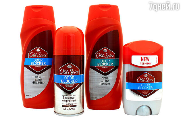 Гель для душа и антиперспирант Odor Blocker от Old Spice Гель для душа и антиперспирант Odor Blocker от Old Spice