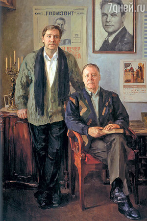 Фото репродукции картины С. Зубцова «Актерская семья Столяровых». 2001 г. Фото репродукции картины С. Зубцова «Актерская семья Столяровых». 2001 г.