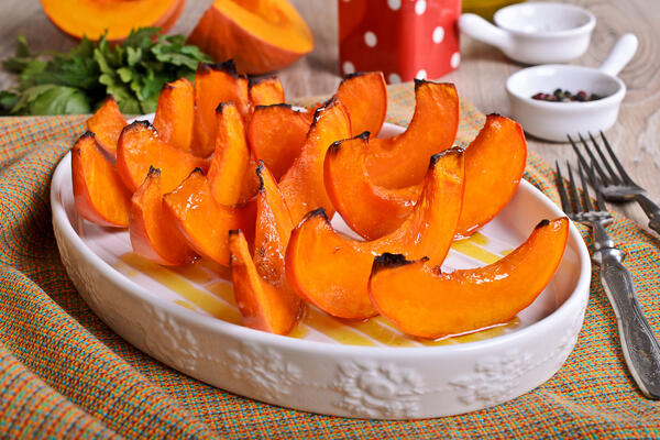 Как приготовить карамелизированные тыквенные дольки