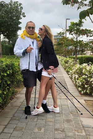 Андрей Кончаловский и Юлия Высоцкая Андрей Кончаловский и Юлия Высоцкая