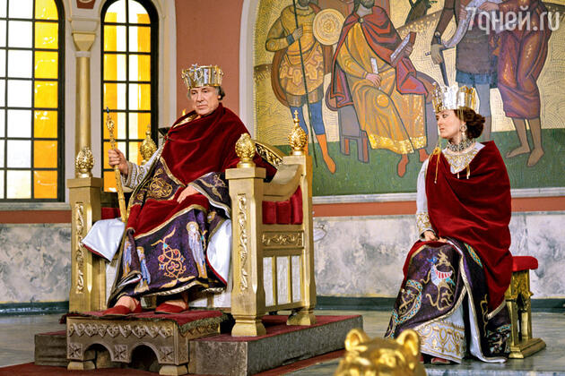 С Маргаритой Тереховой в фильме «Русь изначальная». 1985 г. С Маргаритой Тереховой в фильме «Русь изначальная». 1985 г.