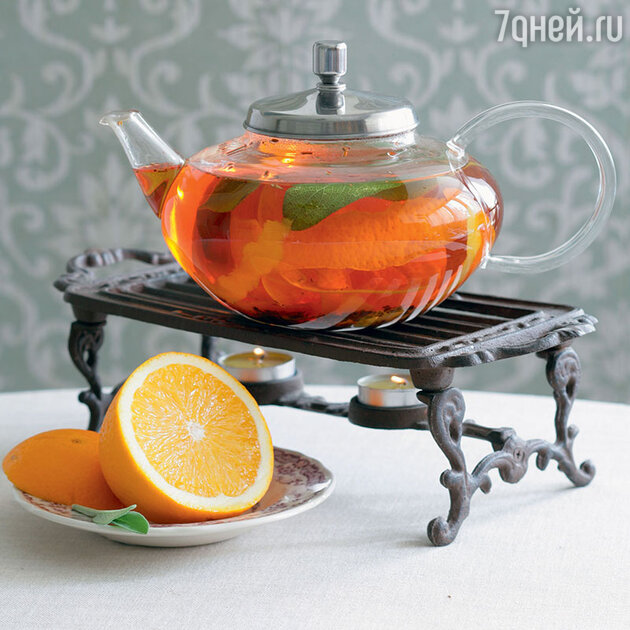 Цитрусовый чай с шалфеем Цитрусовый чай с шалфеем