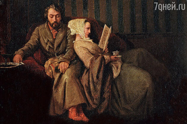 Фото репродукции картины Э. Китца «Гейне с женой» Фото репродукции картины Э. Китца «Гейне с женой»
