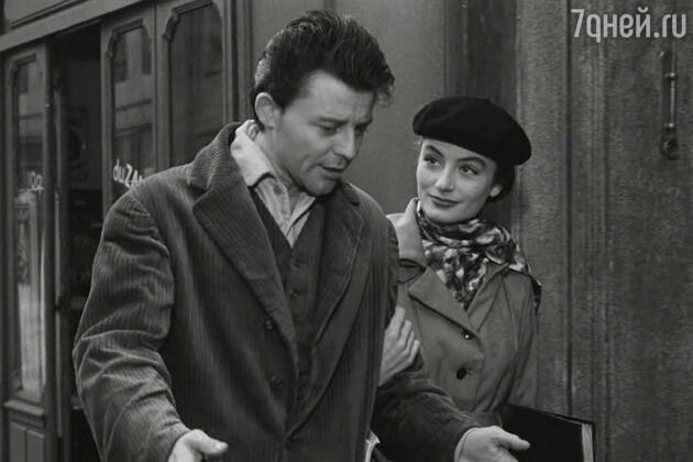 Жерар Филип и Анук Эме в фильме «Монпарнас, 19». 1958 г.