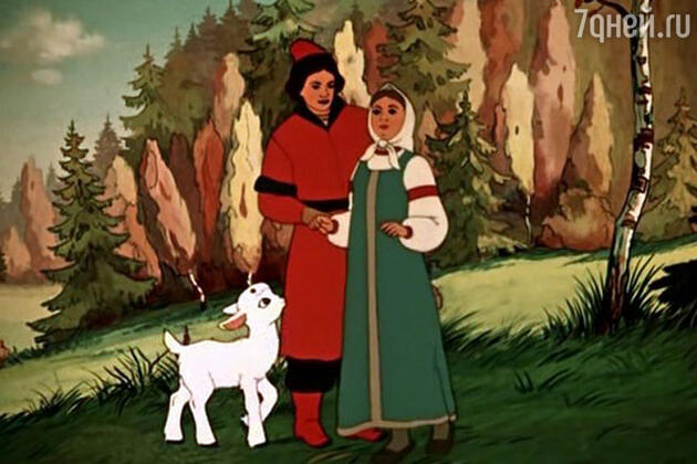 Кадр из мультфильма «Сестрица Аленушка и братец Иванушка», 1953 год Кадр из мультфильма «Сестрица Аленушка и братец Иванушка», 1953 год