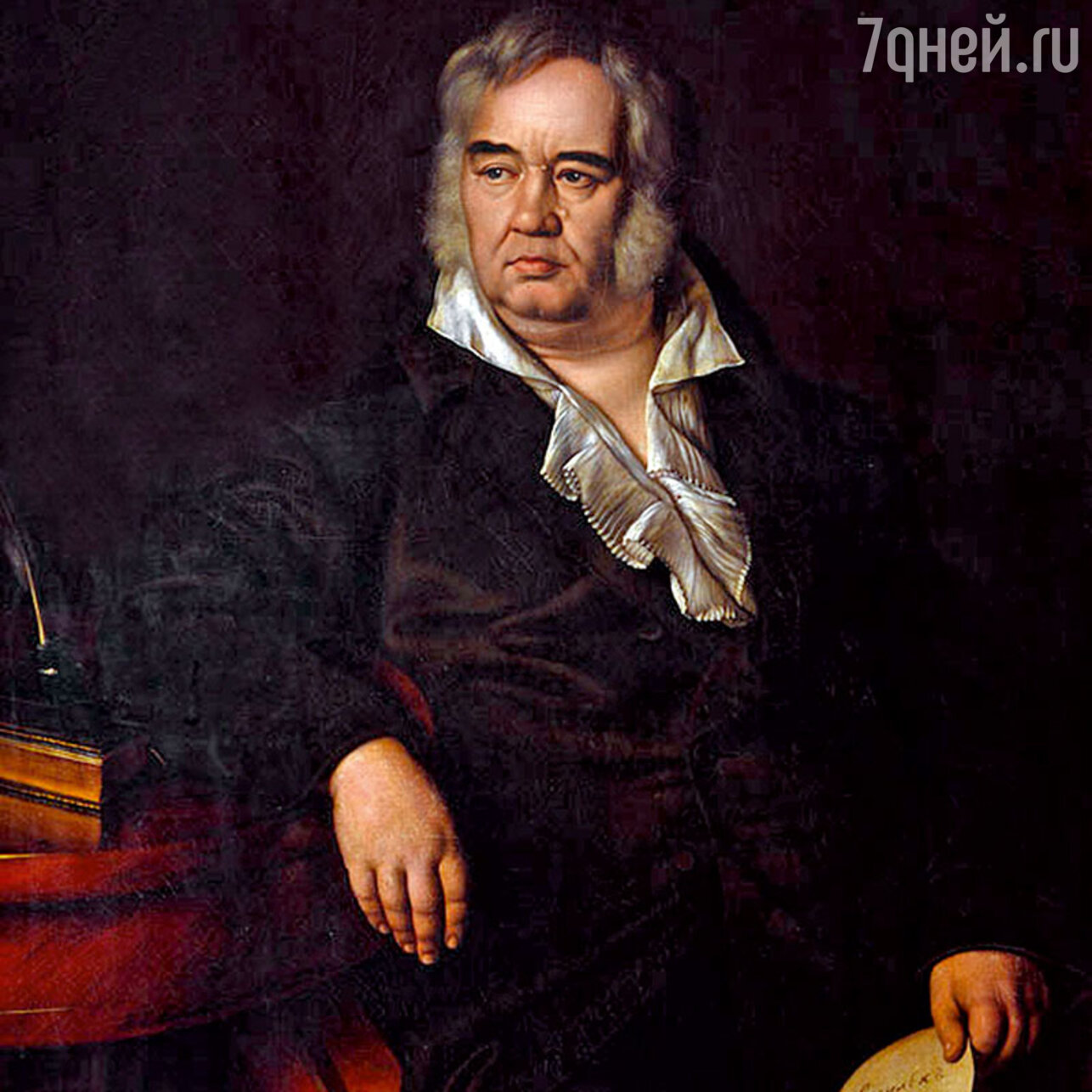 Портрет баснописца Ивана Андреевича Крылова Брюллов