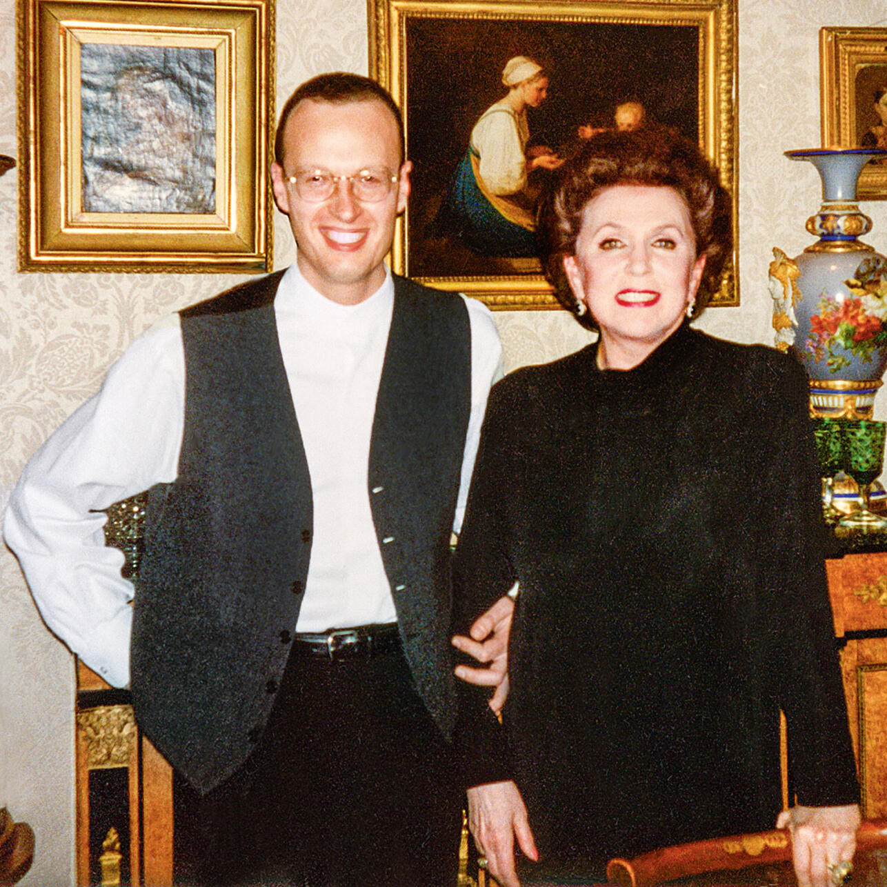 Галина Вишневская и Вадим Верник
