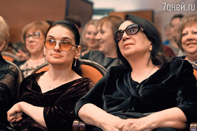 Вдова Алексея Баталова Гитана с дочерью Марией Вдова Алексея Баталова Гитана с дочерью Марией