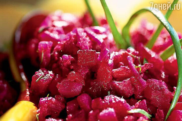 Винегрет с консервированным мясом Винегрет с консервированным мясом