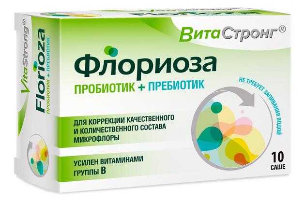 Пробиотик и Пребиотик Флориоза Пробиотик и Пребиотик Флориоза