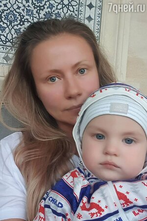 Мария Миронова с младшим сыном Мария Миронова с младшим сыном