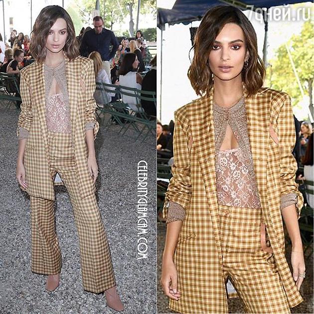 Эмили Ратажковски на шоу Nina Ricci Эмили Ратажковски на шоу Nina Ricci