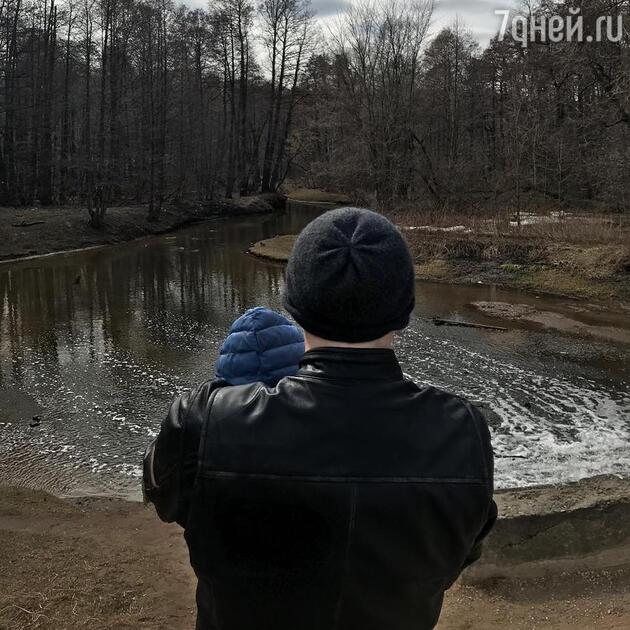 Сергей Безруков с сыном Степаном Сергей Безруков с сыном Степаном