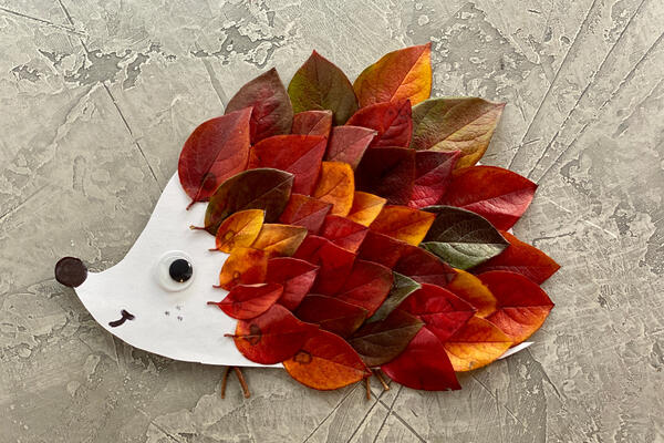 Осенняя аппликация для детей