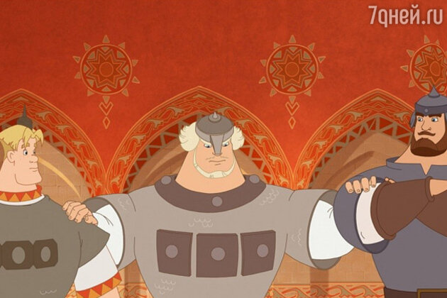 Кадр мультфильма «Три богатыря и Шамаханская царица» Кадр мультфильма «Три богатыря и Шамаханская царица»
