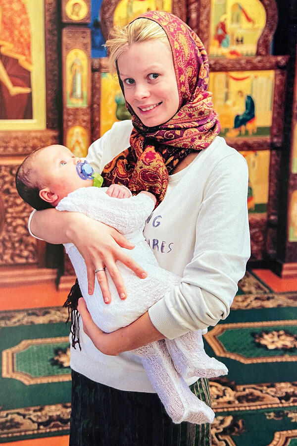 Евгения Осипова с сыном
