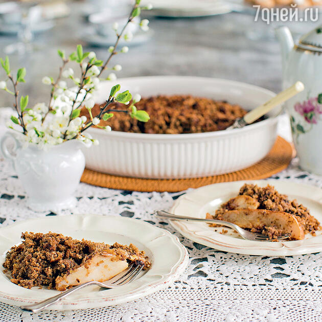 Шоколадный десерт с грушами Шоколадный десерт с грушами