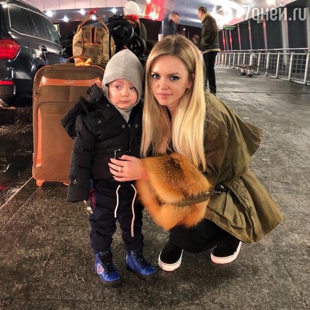 Милана Тюльпанова с сыном Милана Тюльпанова с сыном