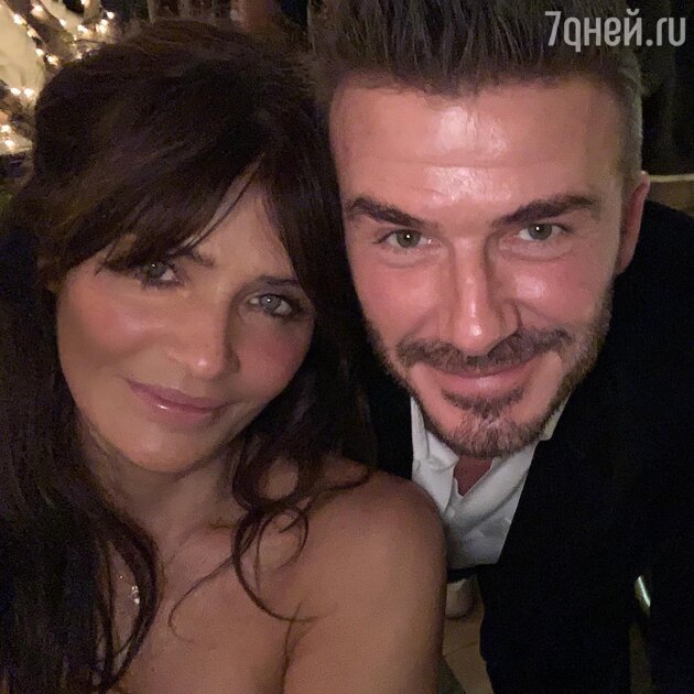 Дэвид Бекхэм и Хелена Кристенсен Дэвид Бекхэм и Хелена Кристенсен