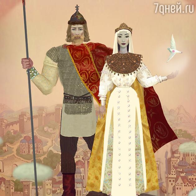 Так выглядят святой Владимир и Анна в мультфильме Так выглядят святой Владимир и Анна в мультфильме