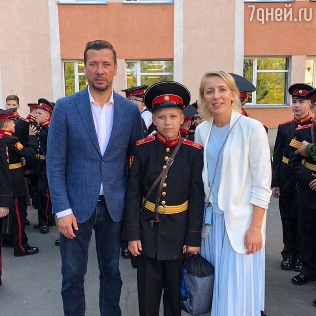 Андрей Мерзликин с женой и сыном Федором Андрей Мерзликин с женой и сыном Федором