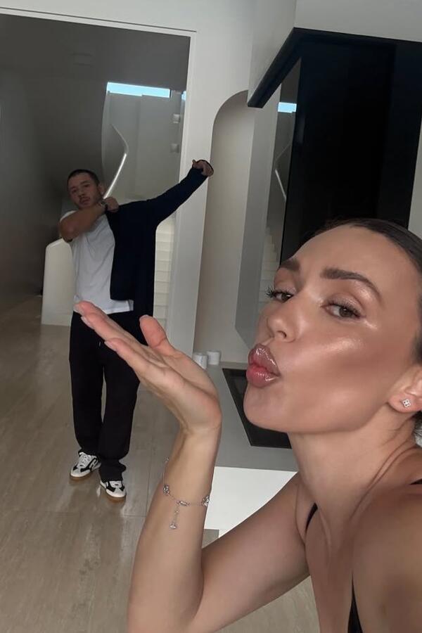 Ольга Серябкина с мужем