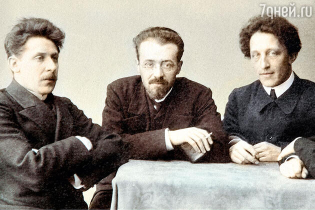 Георгий Чулков, Константин Эрберг, Александр Блок Георгий Чулков, Константин Эрберг, Александр Блок