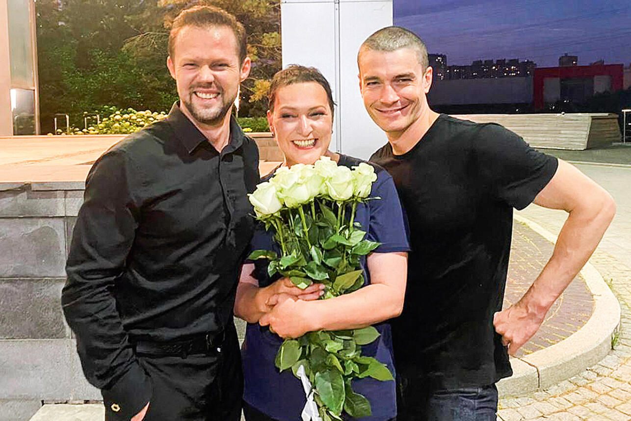 Хельга Филиппова, Даниил Воробьев и Максим Матвеев