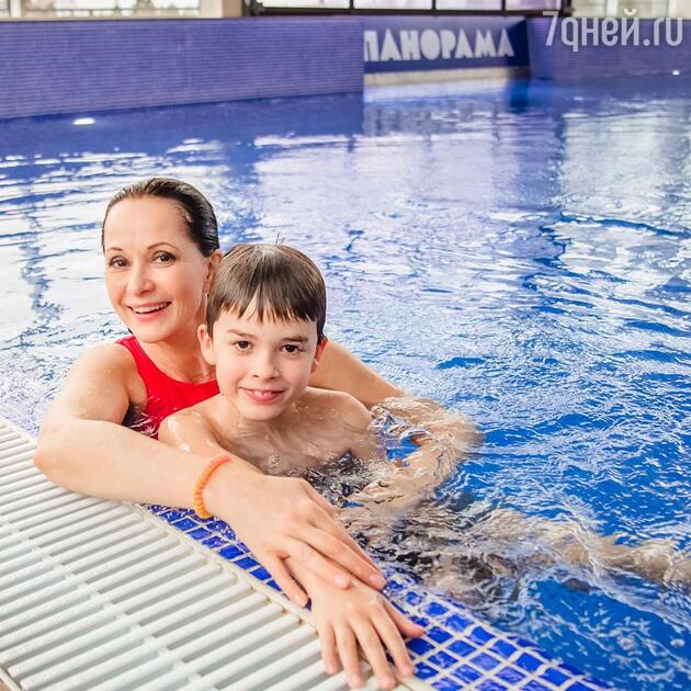 Ольга Кабо с сыном от второго брака Ольга Кабо с сыном от второго брака