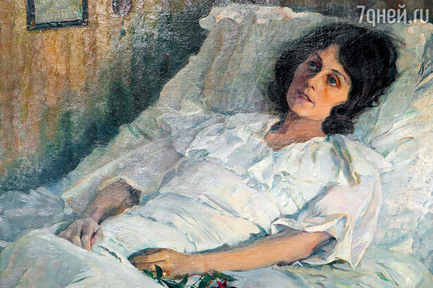 Эта картина на долгие годы станет проклятием Михаила Нестерова. Нестеров возвращался к идее написать портрет Маши снова и снова. Фото репродукции картины М. Нестерова «Больная девушка». Музей-квартира А. М. Горького. Москва, 1828 г. Эта картина на долгие годы станет проклятием Михаила Нестерова. Нестеров возвращался к идее написать портрет Маши снова и снова. Фото репродукции картины М. Нестерова «Больная девушка». Музей-квартира А. М. Горького. Москва, 1828 г.