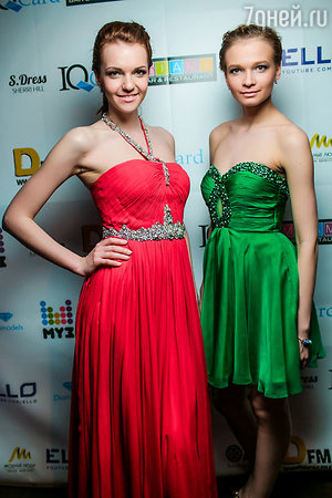 Модели в платьях от шоу-рума «S.Dress» Модели в платьях от шоу-рума «S.Dress»