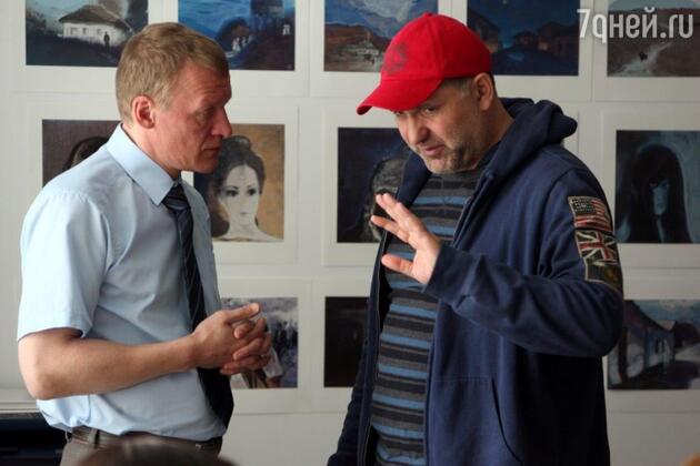 Алексей Серебряков и Сергей Пускепалис на съемках фильма «Клинч» Алексей Серебряков и Сергей Пускепалис на съемках фильма «Клинч»