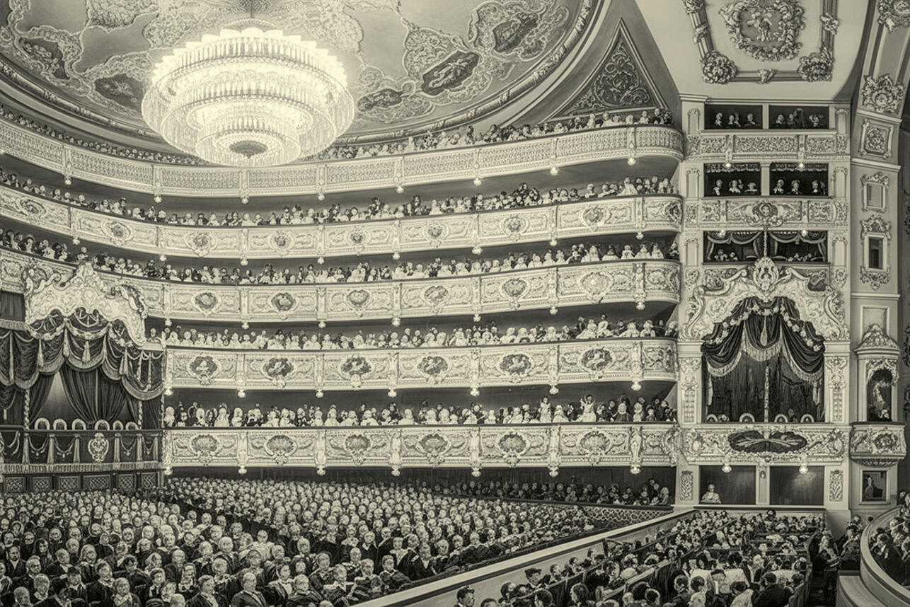 Мариинский театр на акварели В. Садовникова