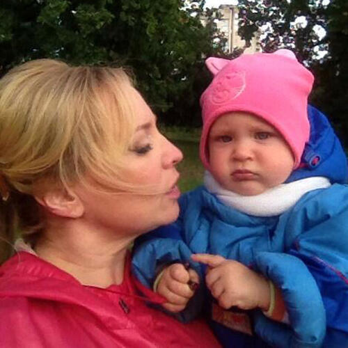 Светлана Пермякова с дочкой Варей