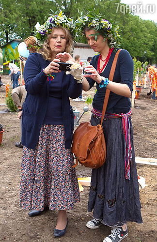 «Воскресник» в одном из москвских парков. 2012 г.