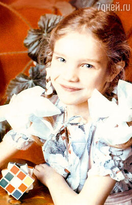 Пятилетняя Наташа в детском саду. 1987 г.