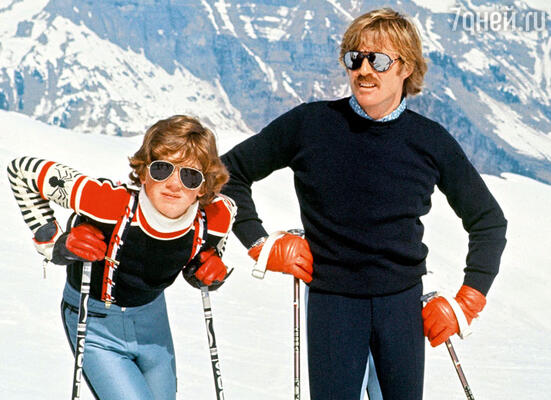 С сыном Дэвидом на отдыхе в Швейцарии. 1977 год